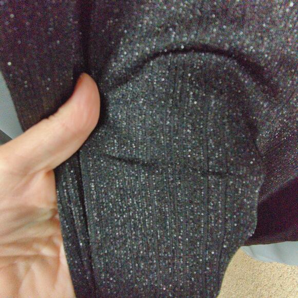 Torrid Jumpsuit Womens Plus 4X Black Sparkly Pockets Stretch Lined New - Picture 2 of 12